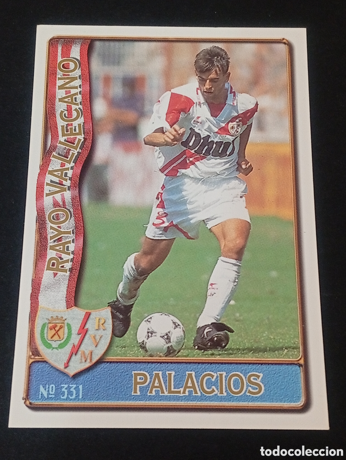 Fu&szlig;ball-Sticker: 331 PALACIOS RAYO VALLECANO MUNDICROMO 1996 1997 97 CROMOS PANINI MEGACRACKS TOPPS MATCH