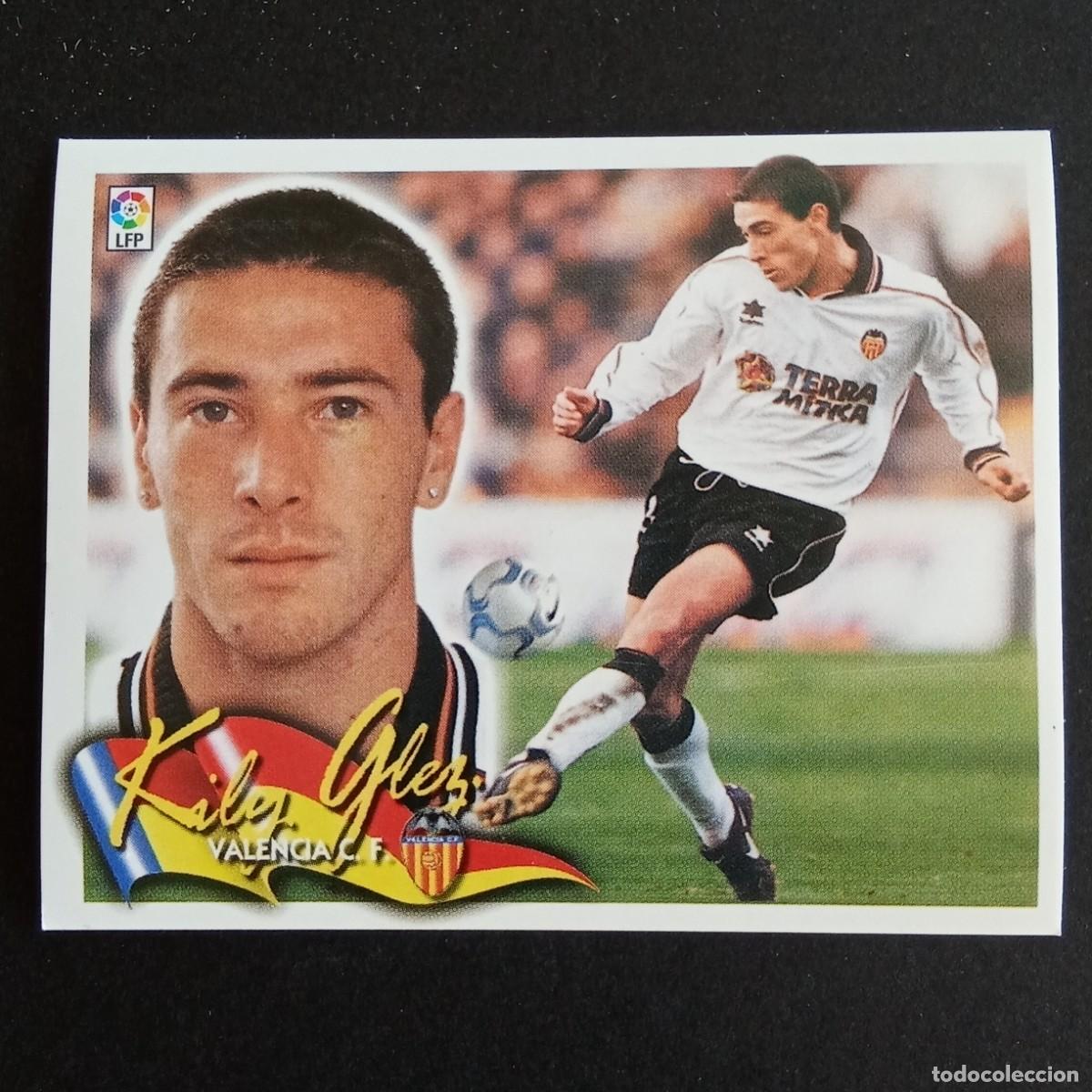 Fu&szlig;ball-Sticker: CROMO LIGA 2000 2001 00 01 EDICIONES ESTE KILY GONZALEZ VALENCIA NUNCA PEGADO