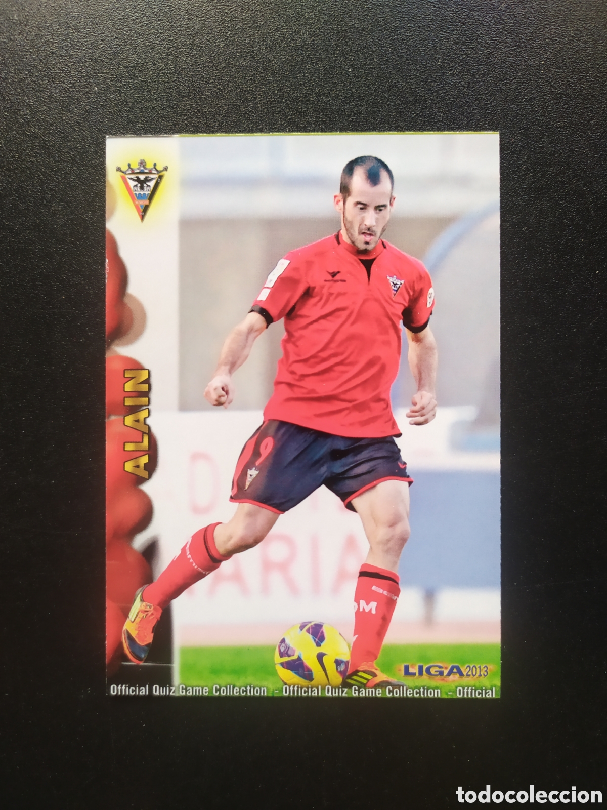 Cromos de f&uacute;tbol: Mundicromo fichas Liga 2012 2013 12 13 Alain n&deg; 1063 Miirandes