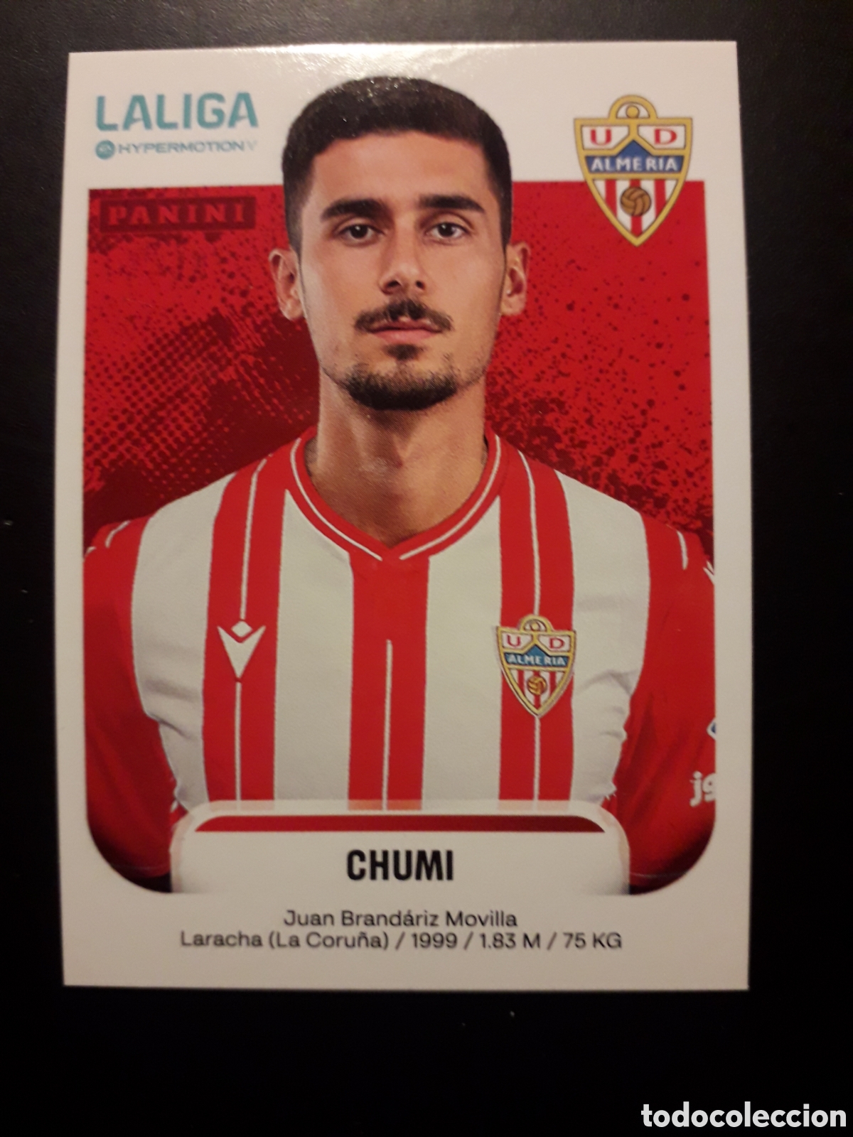 Cartes &agrave; collectionner de Football: CHUMI ALMER&Iacute;A N&deg; 27 LALIGA HYPERMOTION 25 26 2025 2026 PANINI SIN PEGAR PEDIDO M&Iacute;NIMO 3&euro;
