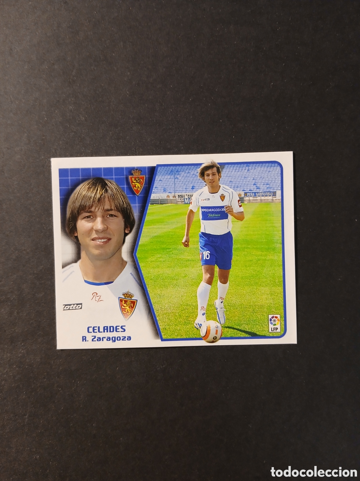 Cromos de F&uacute;tbol: CELADES ZARAGOZA COLOCA LIGA ESTE 2005/06 05 06 NUNCA PEGADO SIN PEGAR