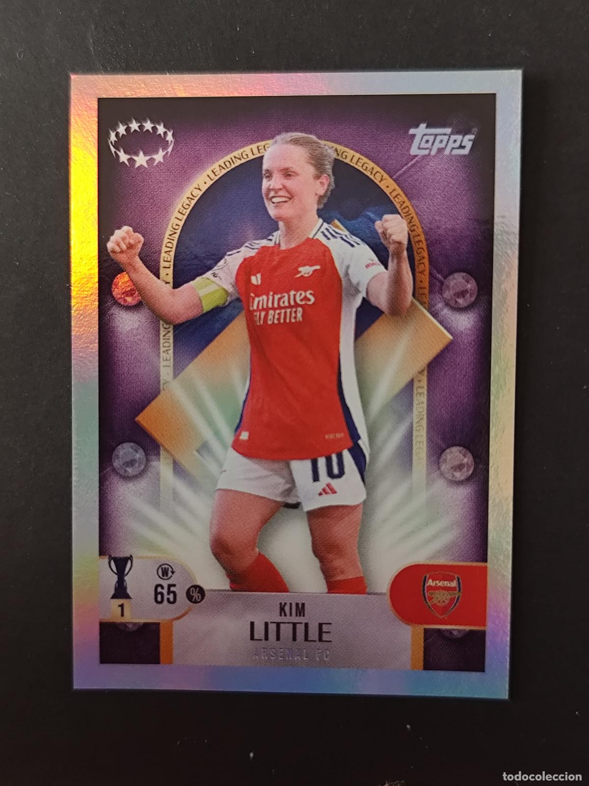 Cromos de Futebol: 273 KIM LITTLE LEADING LEGACY ARSENAL STICKER CHAMPIONS LEAGUE 2025 2026 25 26 TOPPS