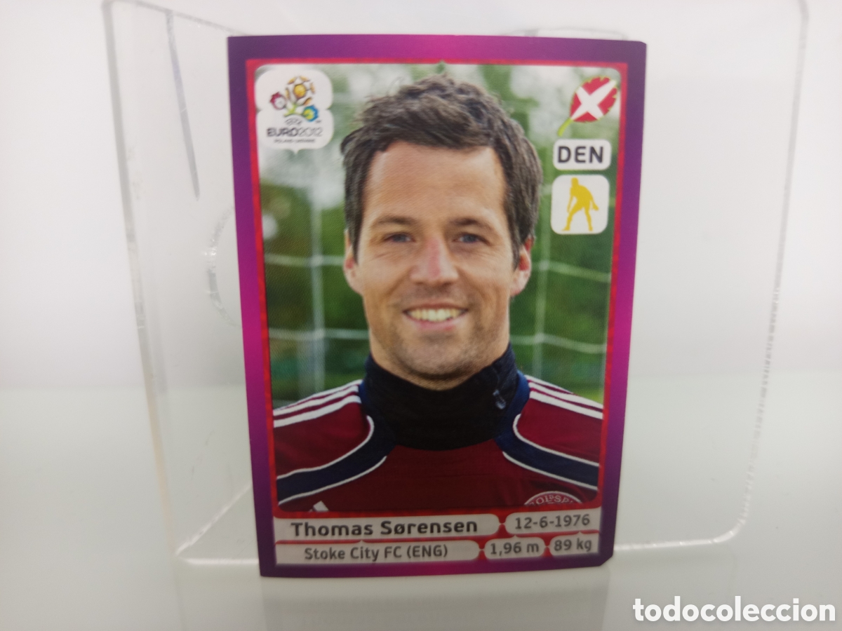 Cromos de F&uacute;tbol: ❇️ CROMO STICKER ⚽ SORENSEN DINAMARCA EUROCOPA EURO 2012 POLONIA UCRANIA SIN PEGAR ❇️