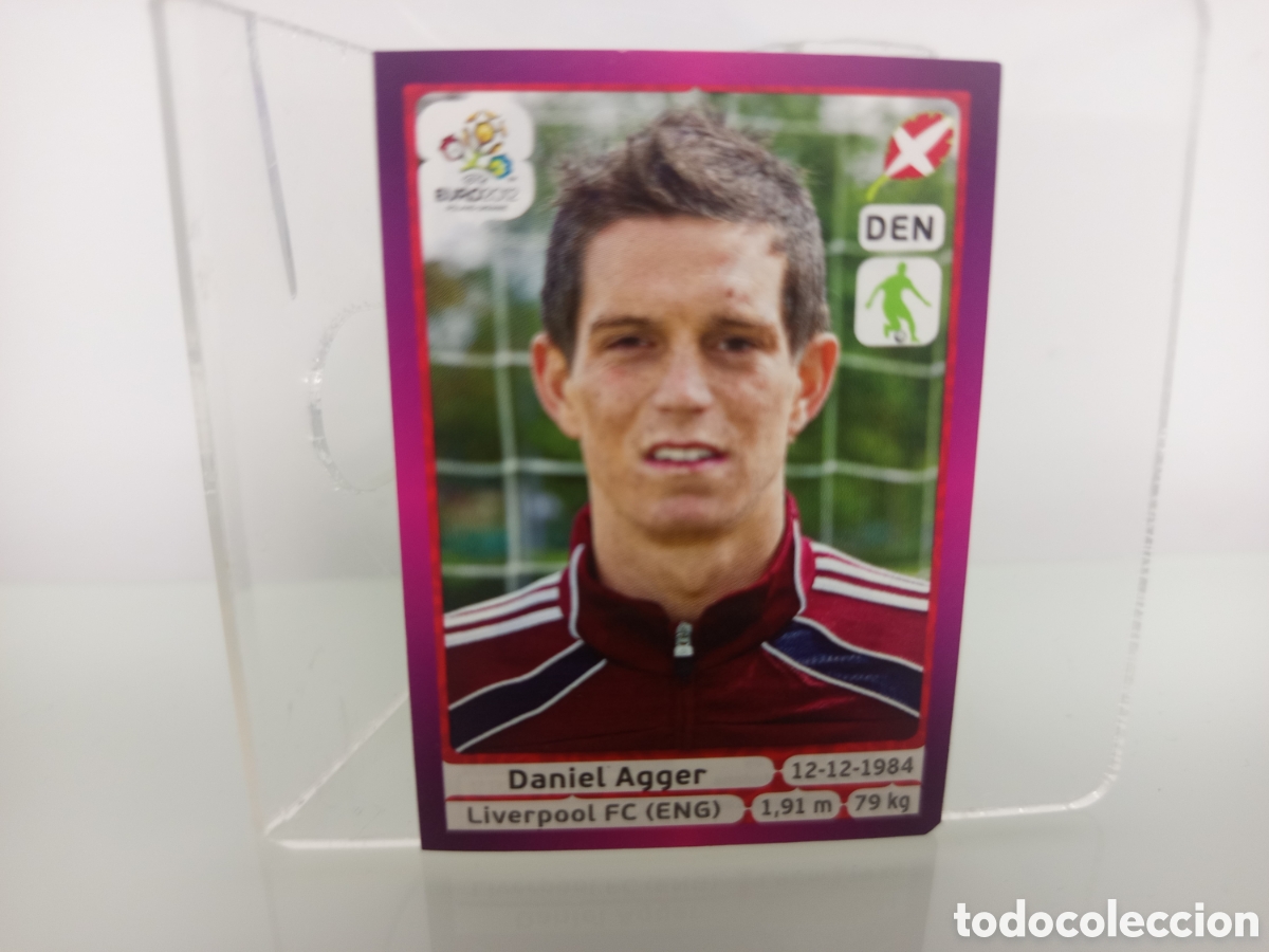 Cromos de F&uacute;tbol: ❇️ CROMO STICKER ⚽ AGGER DINAMARCA EUROCOPA EURO 2012 POLONIA UCRANIA SIN PEGAR ❇️