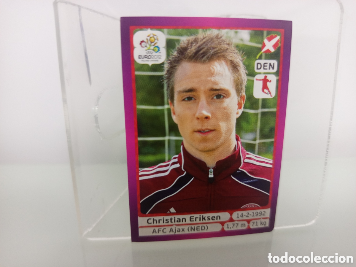 Cromos de F&uacute;tbol: ❇️ CROMO STICKER ⚽ ERIKSEN DINAMARCA EUROCOPA EURO 2012 POLONIA UCRANIA SIN PEGAR ❇️