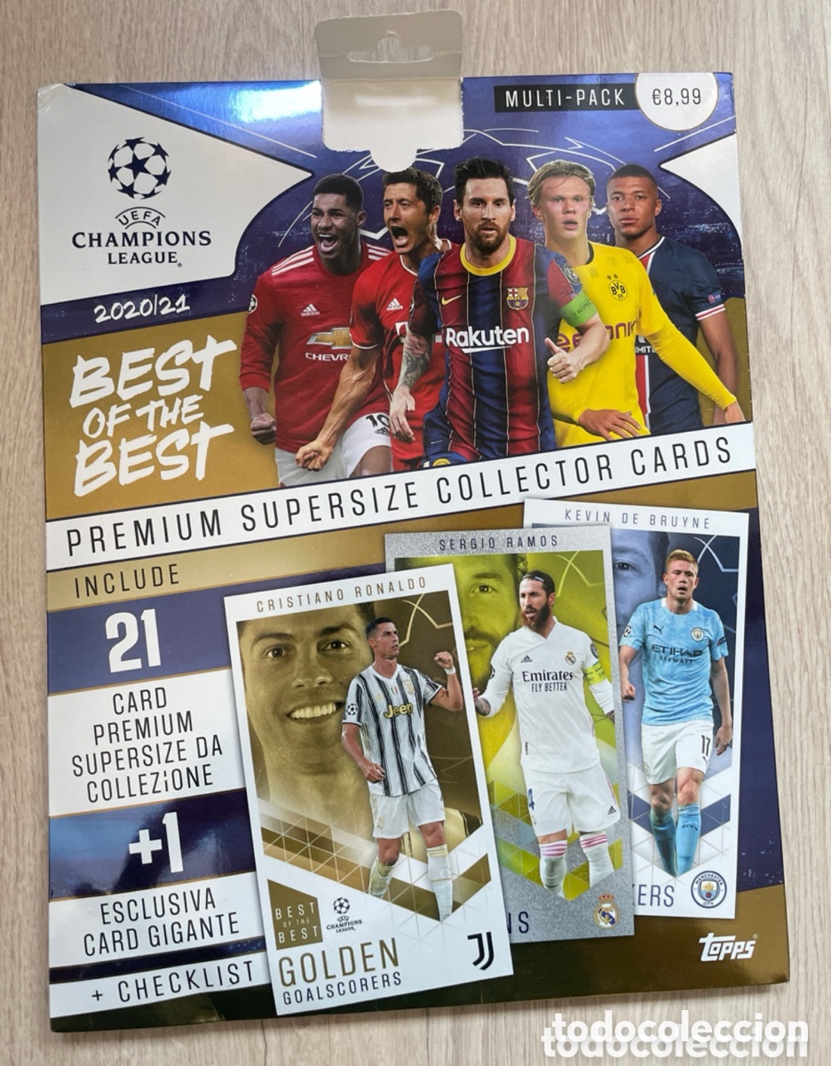 Figurine di Calcio: Multi-pack Best of the Best 2020-21 incluye card exclusiva + 21 cards + check-list