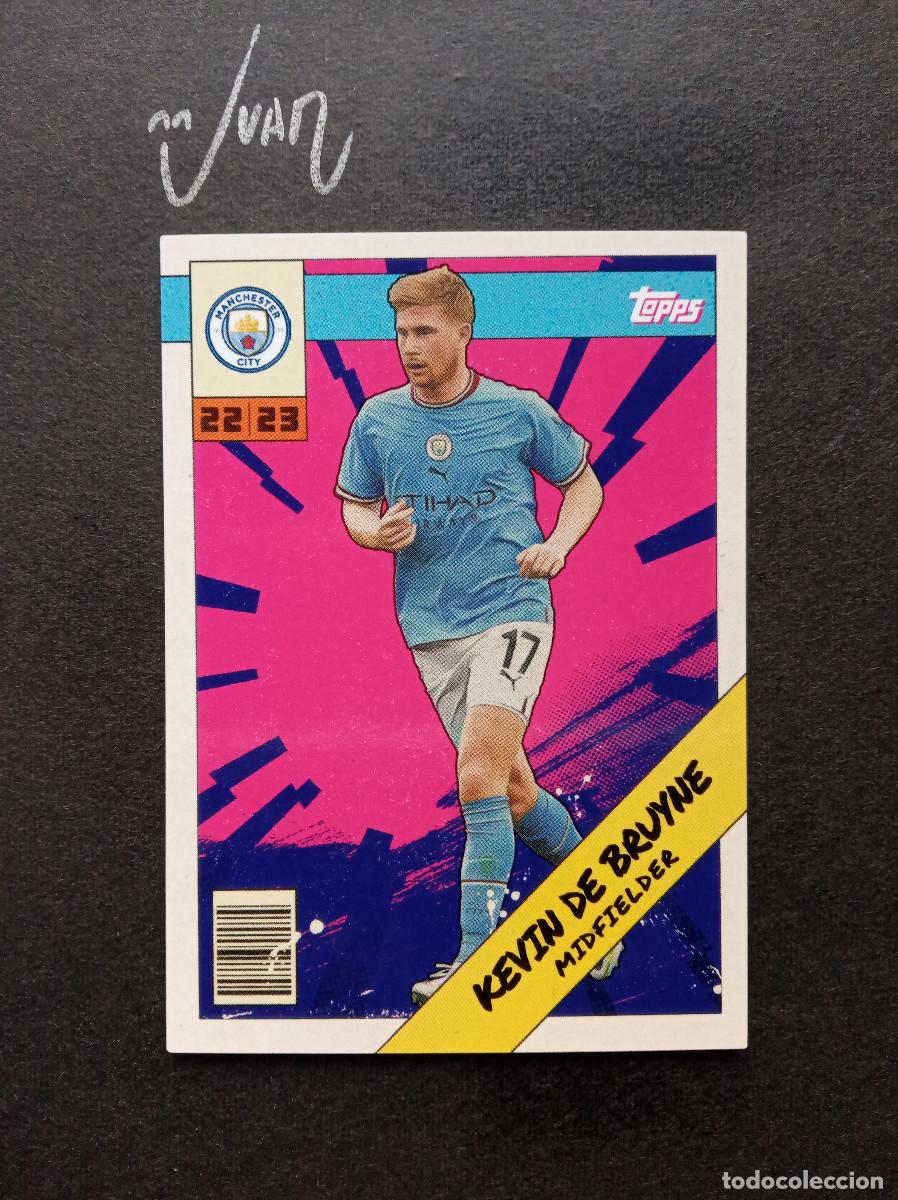 Fu&szlig;ball-Sticker: MCH-9 HEROES KDB KEVIN DE BRUYNE MANCHESTER CITY BELGICA ⚽ TOPPS &reg; FAN SET 2022 2023 22 23 NUEVO