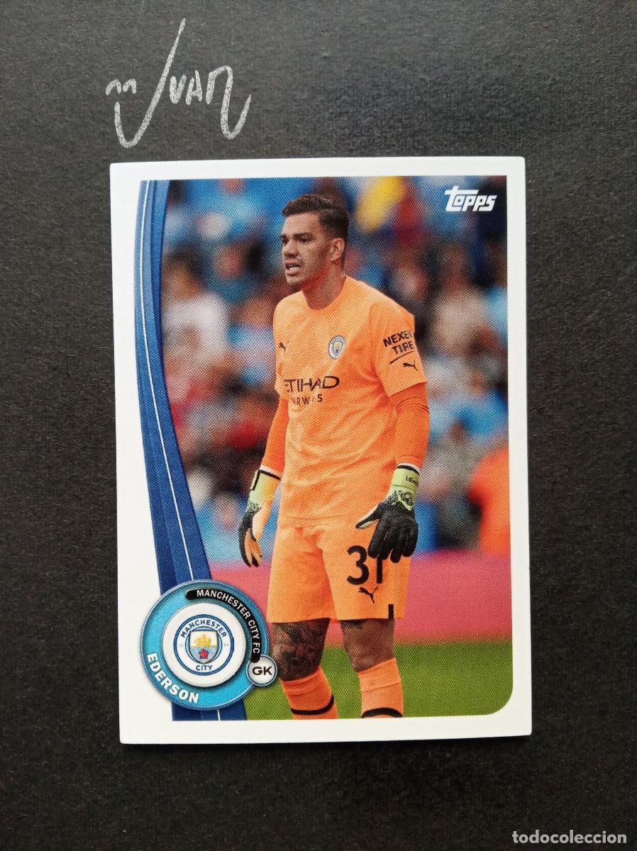 Fu&szlig;ball-Sticker: MC-1 EDERSON MANCHESTER CITY BRASIL ⚽ TOPPS &reg; FAN SET 2022 2023 22 23