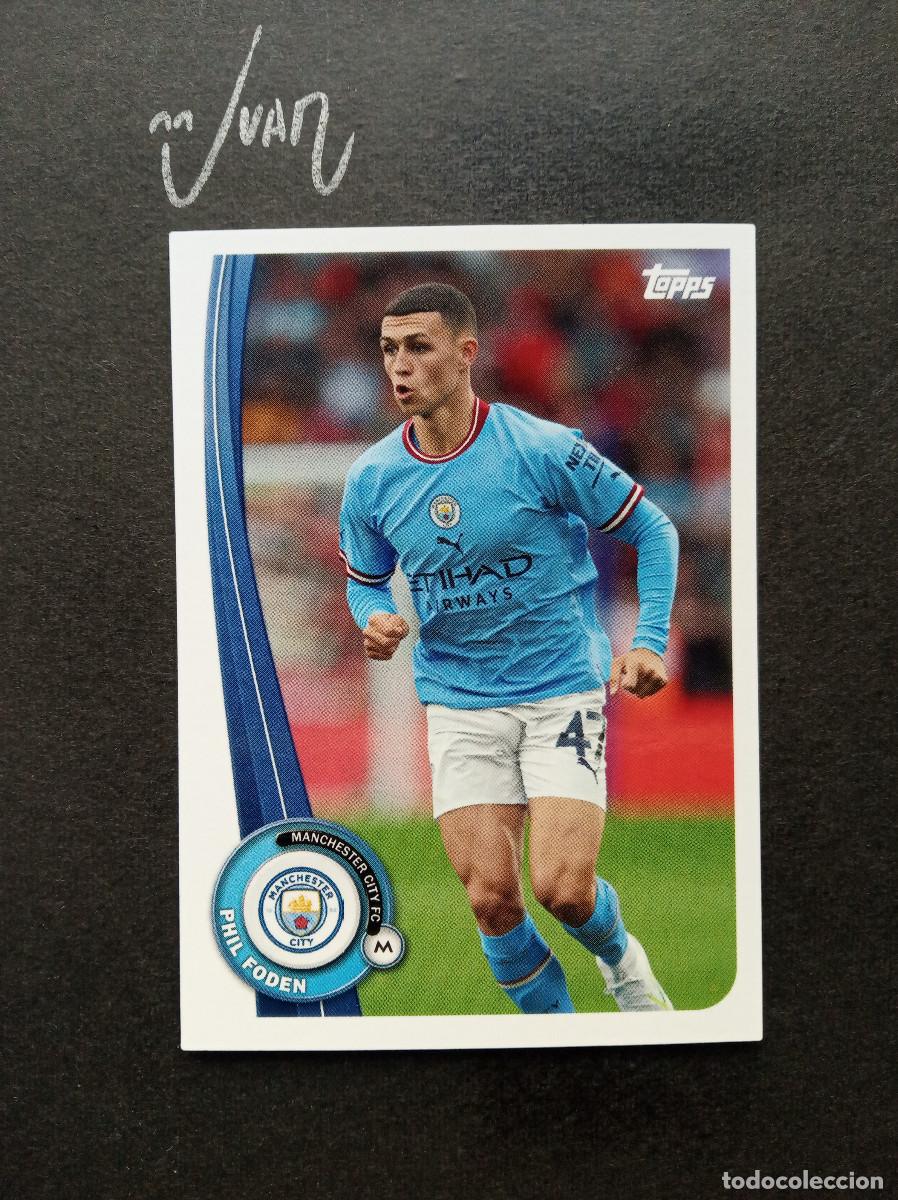 Fu&szlig;ball-Sticker: MC-14 PHIL FODEN MANCHESTER CITY INGLATERRA ⚽ TOPPS &reg; FAN SET 2022 2023 22 23
