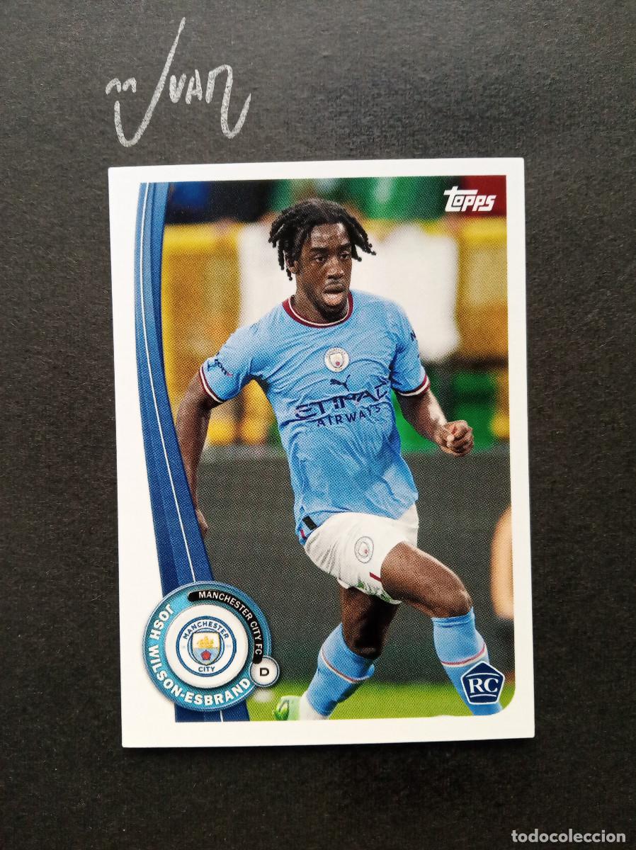 Fu&szlig;ball-Sticker: MC-19 ROOKIE JOSH WILSON-EBRAND MANCHESTER CITY INGLATERRA ⚽ TOPPS &reg; FAN SET 2022 2023 22 23