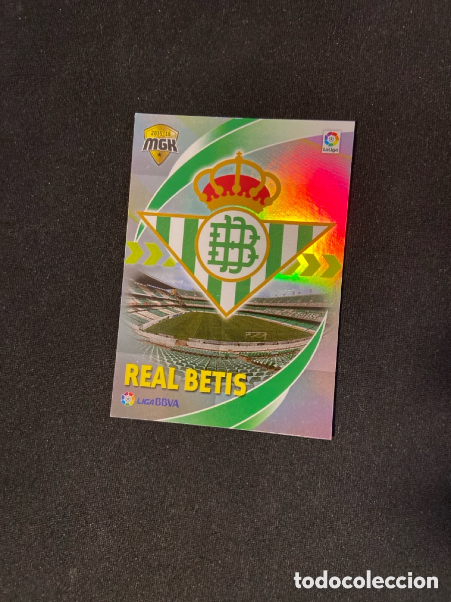 Fu&szlig;ball-Sticker: ESCUDO 82 (BETIS) PANINI MEGACRACKS 2015-2016 15 16 CROMO CARTA M-2
