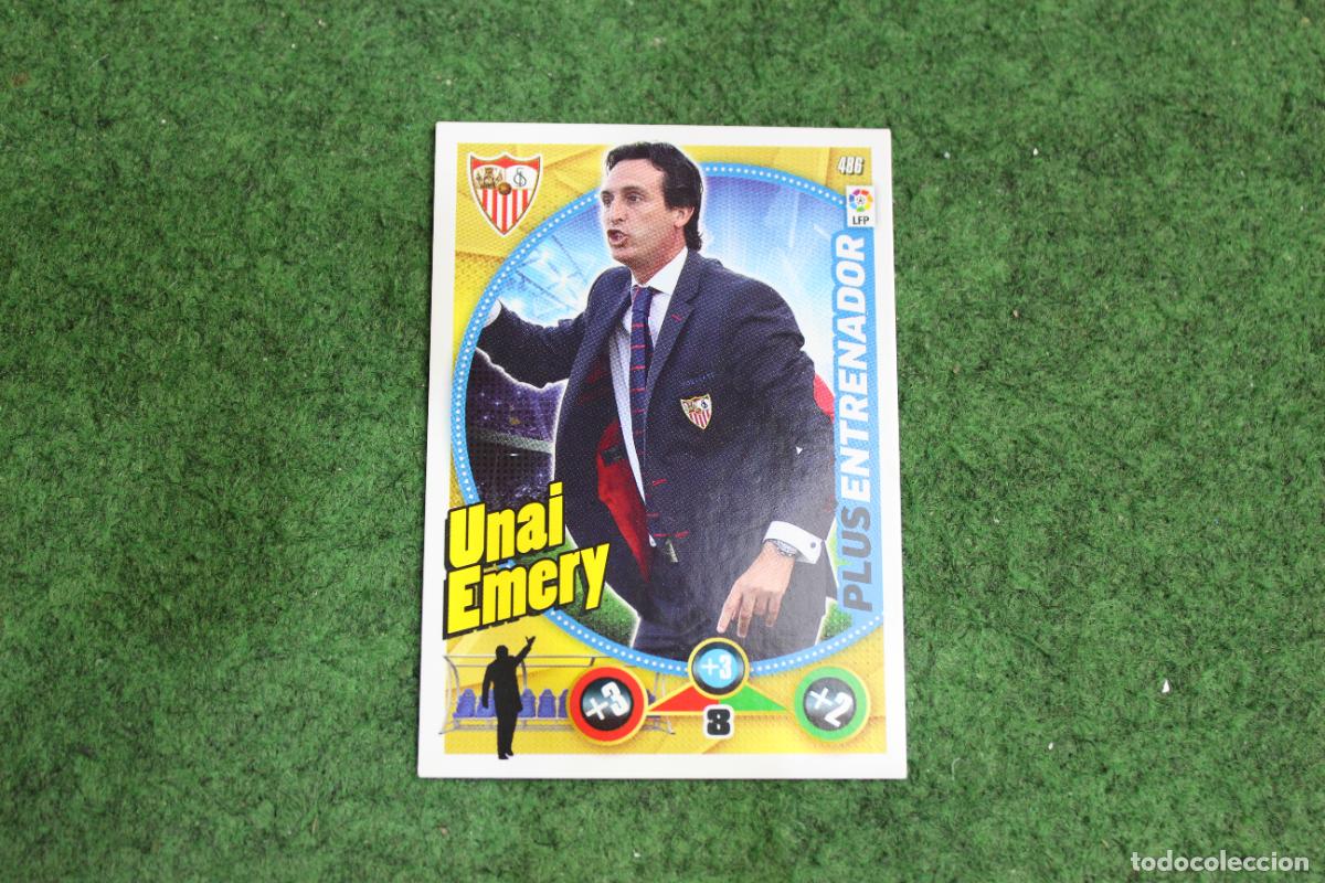 Football Stickers: 486 UNAI EMERY ENTRENADOR ADRENALYN XL 2014 2015 14 15 LALIGA SANTANDER