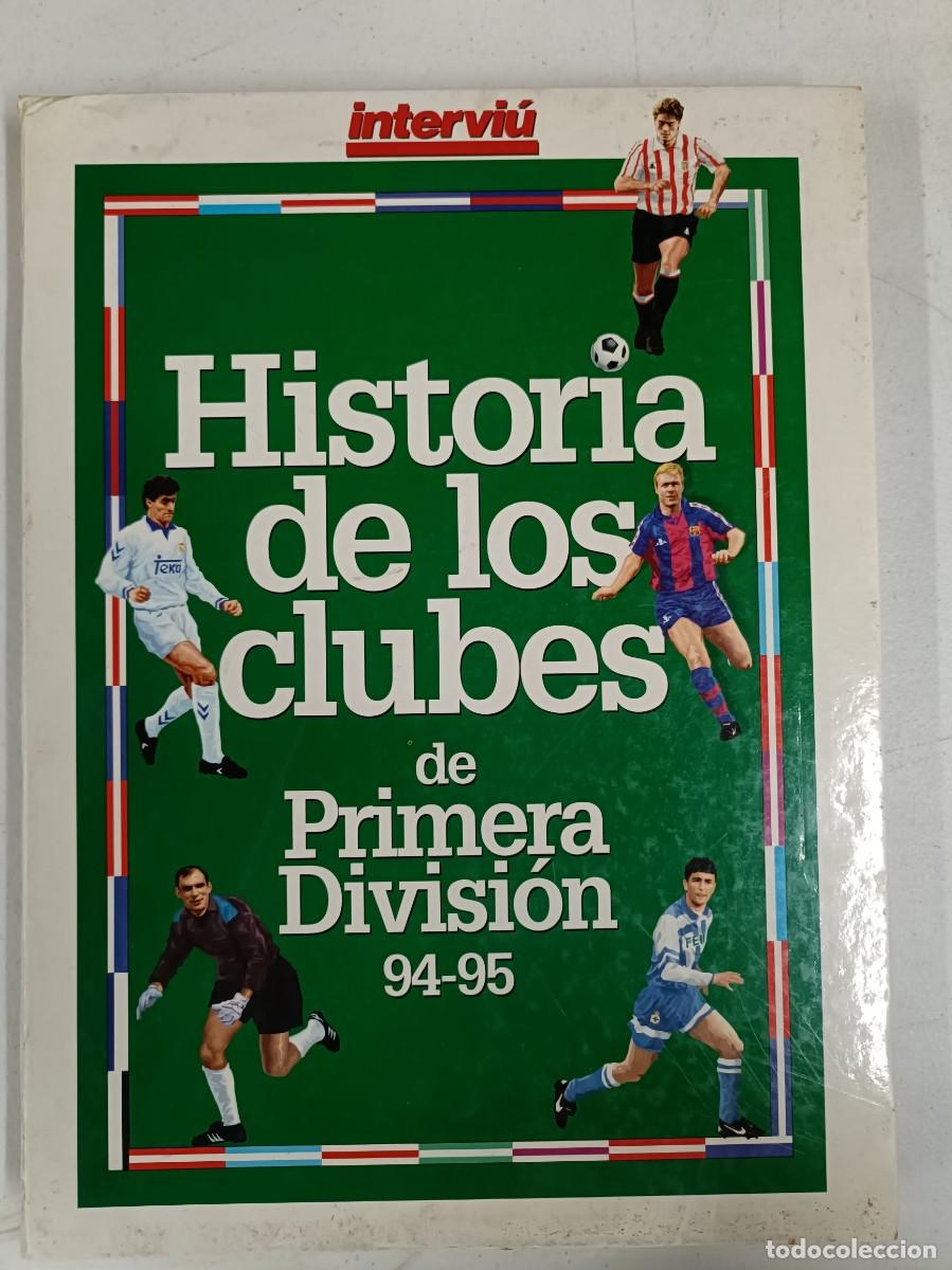 Cromos de F&uacute;tbol: Libro Intervi&uacute; los clubes de futbol liga a&ntilde;o 1994-95