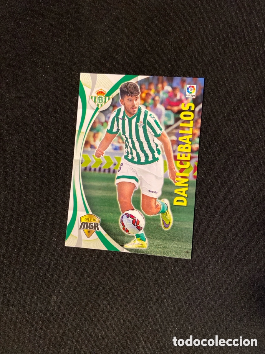 Figurine di Calcio: DANI CEBALLOS 95 (BETIS) PANINI MEGACRACKS 2015-2016 15 16 CROMO CARTA M-2