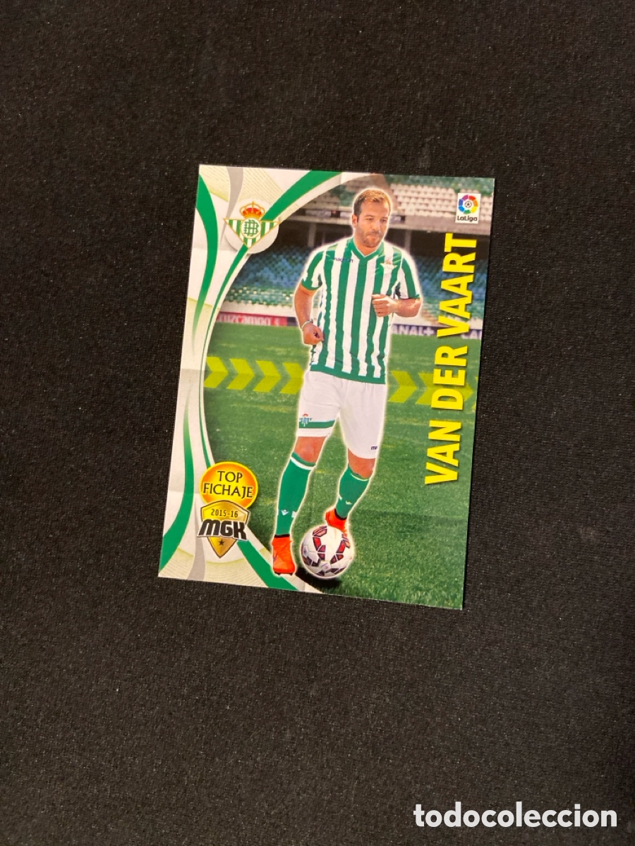 Fu&szlig;ball-Sticker: VAN DER VAART 103 TOP FICHAJE (BETIS) PANINI MEGACRACKS 2015-2016 15 16 CROMO CARTA M-2