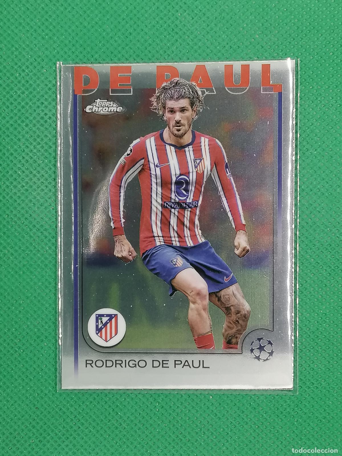 Fu&szlig;ball-Sticker: ERROR DESPLAZADO 192 RODRIGO DE PAUL ATLETICO DE MADRID ⚽ TOPPS CHROME UCC 24 25 2024 2025 ⚽