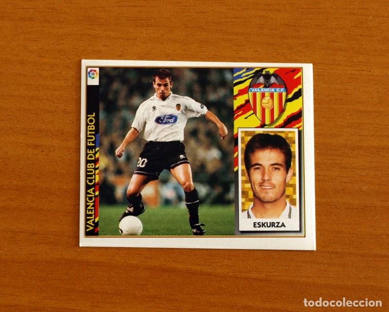 Cromos de F&uacute;tbol: Valencia - Eskurza - BAJA - Ediciones Este Liga 1997-1998, 97-98 - Nunca pegado