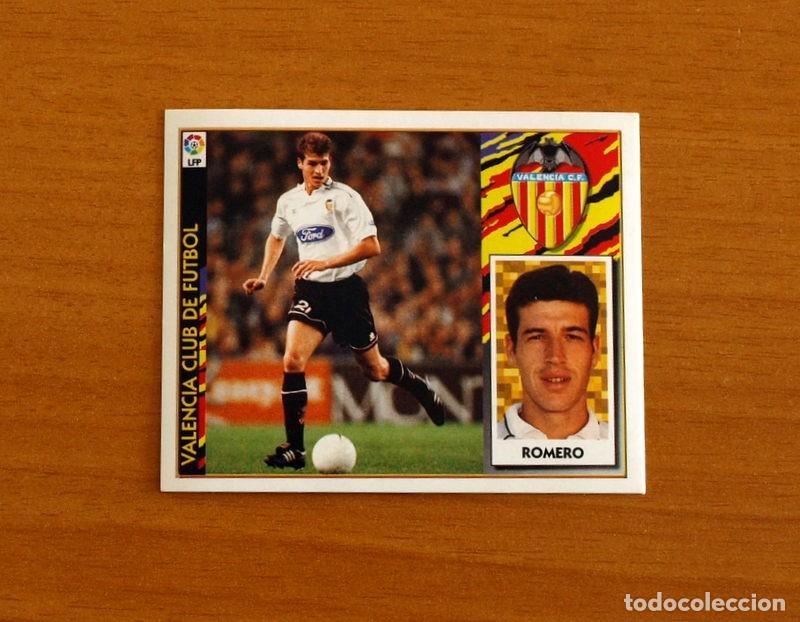 Cromos de F&uacute;tbol: Valencia - Romero - BAJA - Ediciones Este Liga 1997-1998, 97-98 - Nunca pegado
