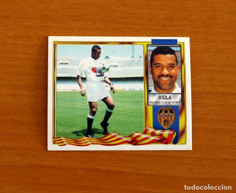 Cromos de F&uacute;tbol: Valencia - Viola - Ediciones Este Liga 1995-1996, 95-96 - Nunca pegado