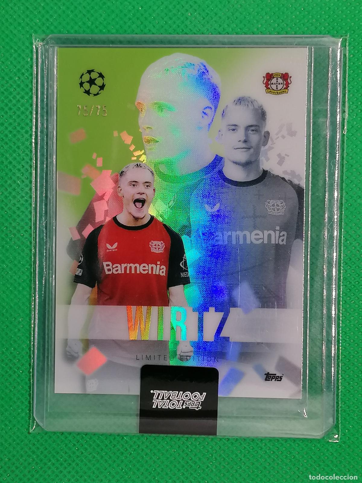 Cromos de Futebol: 598 WIRTZ BAYER LEVERKUSEN LIMITED EDITION /75 ⚽ TOPPS TOTAL FOOTBALL 24 2 2024 2025 ⚽