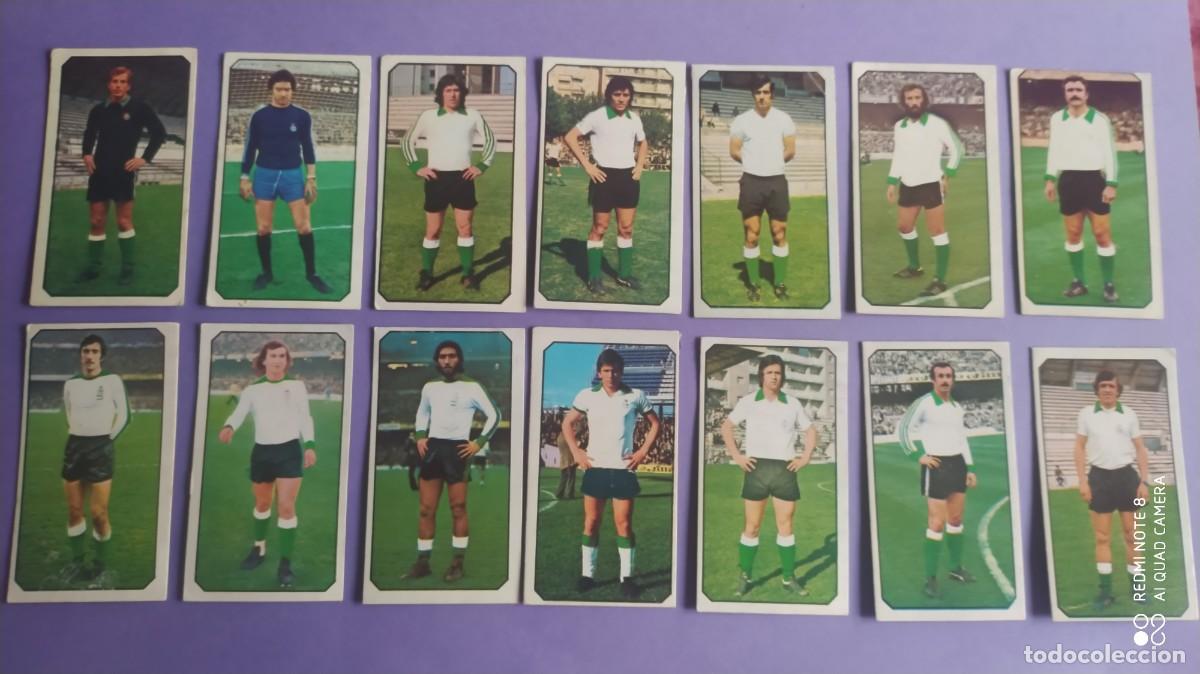 Fu&szlig;ball-Sticker: RACING SANTANDER DAMAS SERGIO DIAZ ARTECHE LOLO JIMENEZ ZUVIRIA QUINITO-ESTE 1977 1978 -77-78 -H