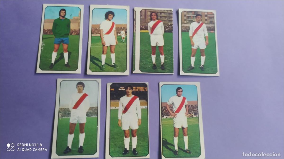 Figurine di Calcio: RAYO VALLECANO ALCAZAR UCEDA RIAL MACUA LUNA FRANCISCO JOSE MARIA -ESTE 1977 1978 -77-78 -H