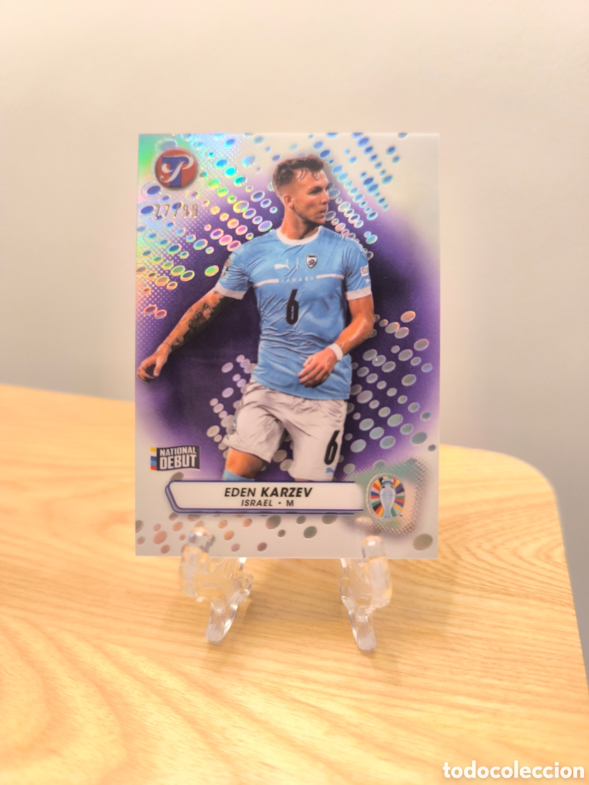 Cromos de Futebol: Ed&eacute;n Karzev numerada a 99 Topps Pristine