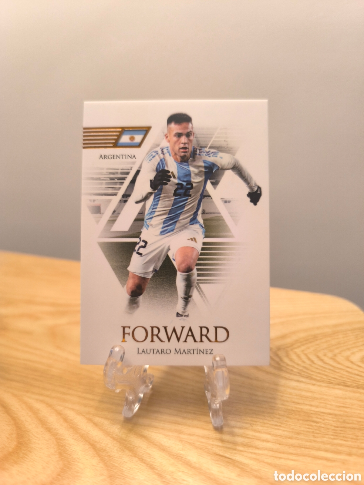 Cromos de F&uacute;tbol: Lautaro Mart&iacute;nez numerada /62 Argentina