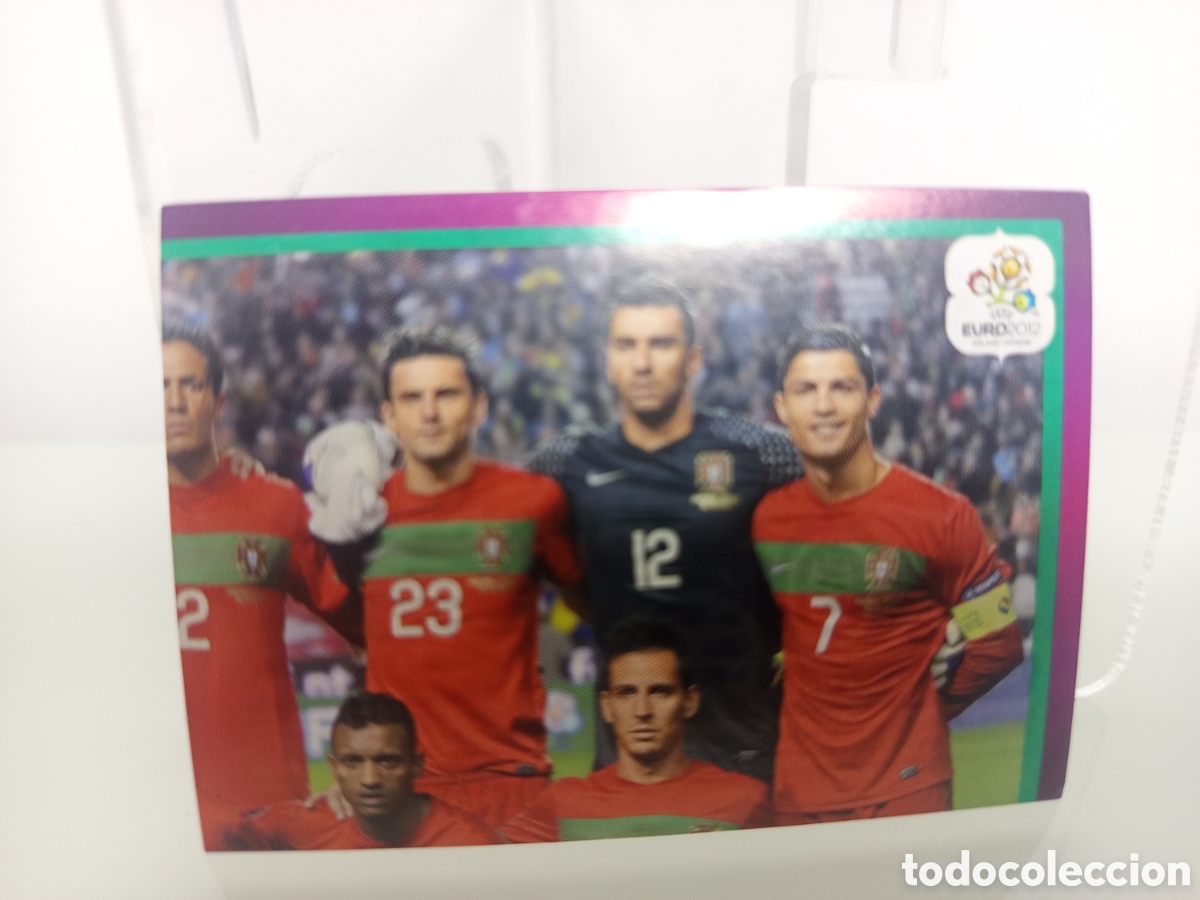 Cromos de F&uacute;tbol: ❇️ CROMO STICKER ⚽ EQUIPO PLANTILLA PORTUGAL EUROCOPA EURO 2012 POLONIA UCRANIA SIN PEGAR ❇️