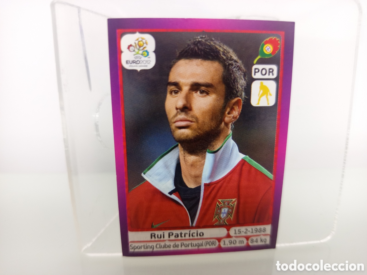 Cromos de F&uacute;tbol: ❇️ CROMO STICKER ⚽ RUI PATRICIO PORTUGAL EUROCOPA EURO 2012 POLONIA UCRANIA SIN PEGAR ❇️