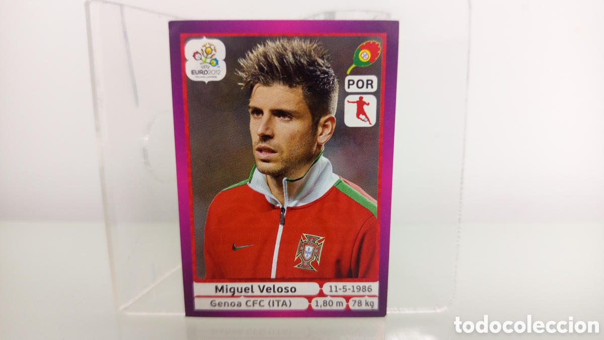 Cromos de F&uacute;tbol: ❇️ CROMO STICKER ⚽ VELOSO PORTUGAL EUROCOPA EURO 2012 POLONIA UCRANIA SIN PEGAR ❇️