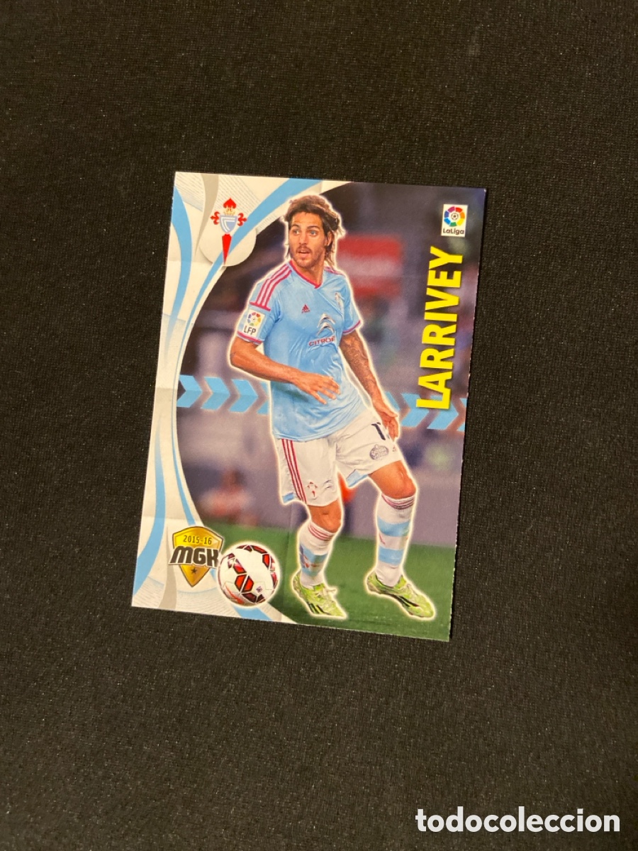 Figurine di Calcio: LARRIVEY 128 (CELTA) PANINI MEGACRACKS 2015-2016 15 16 CROMO CARTA M-2