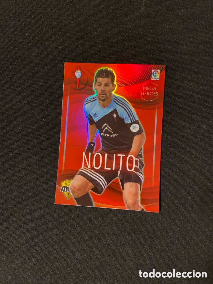 Cromos de Futebol: NOLITO 134 MEGA HEROES (CELTA) PANINI MEGACRACKS 2015-2016 15 16 CROMO CARTA M-2