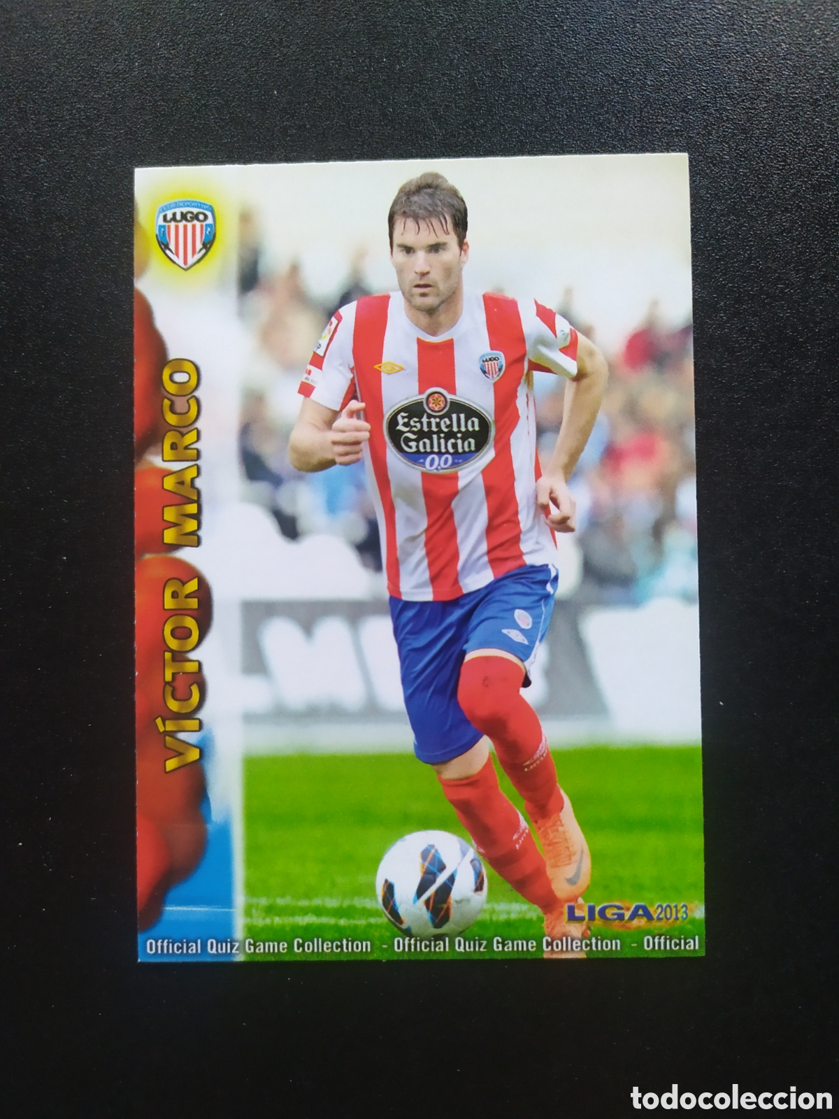Cromos de f&uacute;tbol: Mundicromo fichas Liga 2012 2013 12 13 V&iacute;ctor Marco n&deg; 1079 Lugo