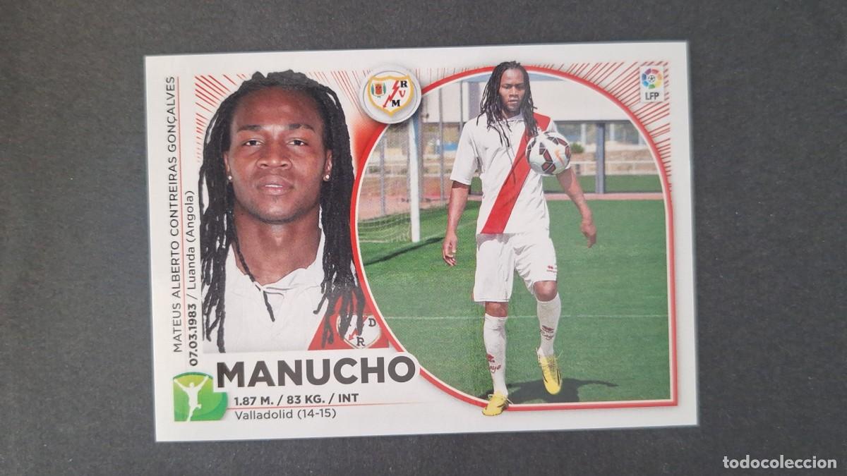Figurine di Calcio: L2 MANUCHO RAYO VALLECANO LIGA ESTE 2014 2015 14 15 NUNCA PEGADO SIN PEGAR