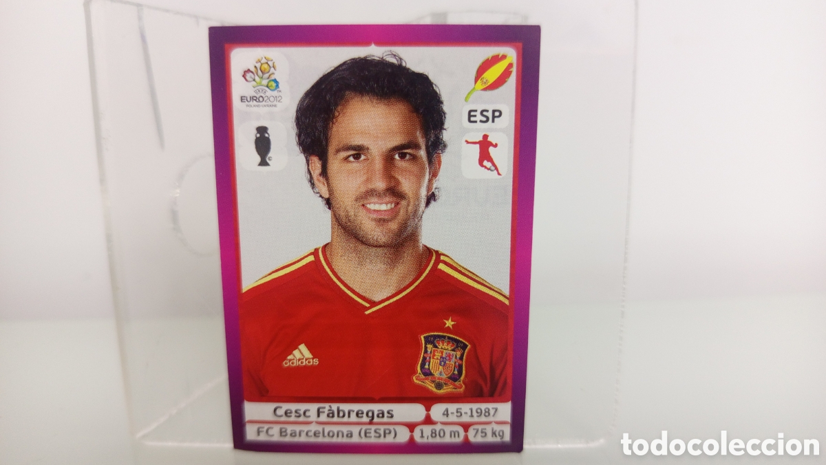 Cromos de F&uacute;tbol: ❇️ CROMO STICKER ⚽ CESC F&Aacute;BREGAS ESPA&Ntilde;A 298 EUROCOPA EURO 2012 POLONIA UCRANIA SIN PEGAR ❇️