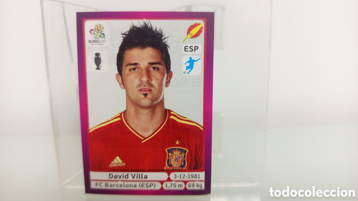 Cromos de F&uacute;tbol: ❇️ CROMO STICKER ⚽ VILLA ESPA&Ntilde;A 304 EUROCOPA EURO 2012 POLONIA UCRANIA SIN PEGAR ❇️