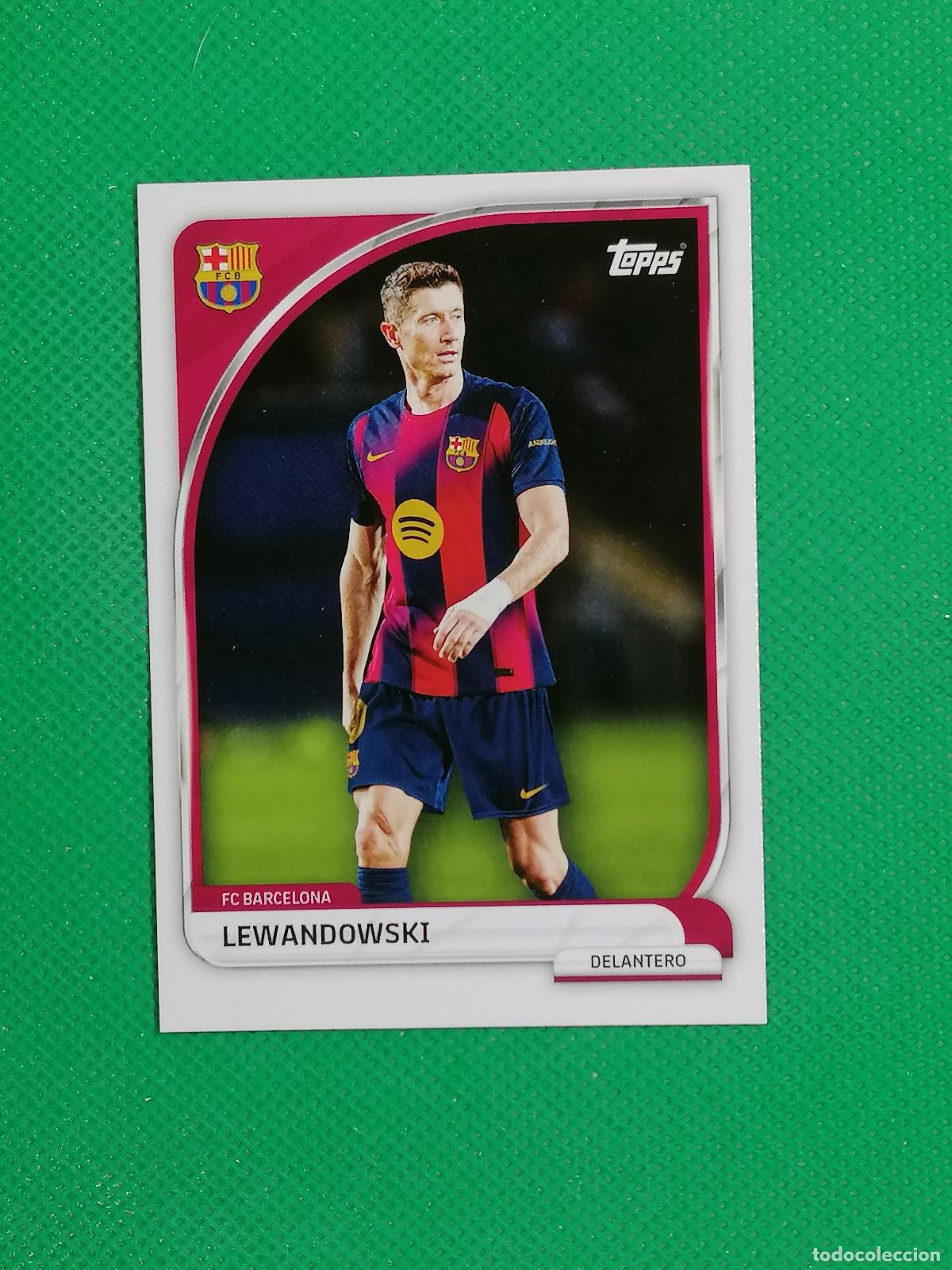 Fu&szlig;ball-Sticker: 20 LEWANDOWSKI BASE SET ⚽ TOPPS BARCELONA COLLECTOR TIN 25 26 2025 2026 ⚽