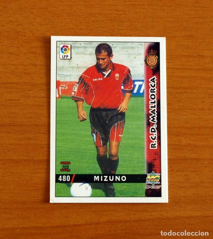 Figurine di Calcio: Mallorca -N&ordm; 480 Mizuno -&Uacute;ltima Hora -Mundicromo Las Fichas de la Liga 1998-1999-98-99