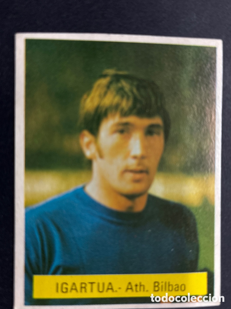 Cromos de f&uacute;tbol: CROMO FUTBOL SIN PEGAR IGARUA ATH BILBAO LIGA 75-76 EDITORIAL FINI
