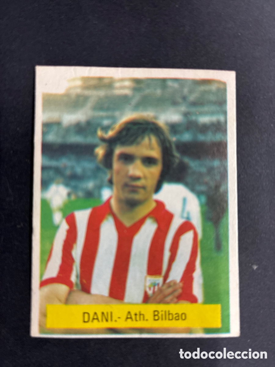Cromos de f&uacute;tbol: CROMO FUTBOL SIN PEGAR DANI ATH BILBAO LIGA 75-76 EDITORIAL FINI