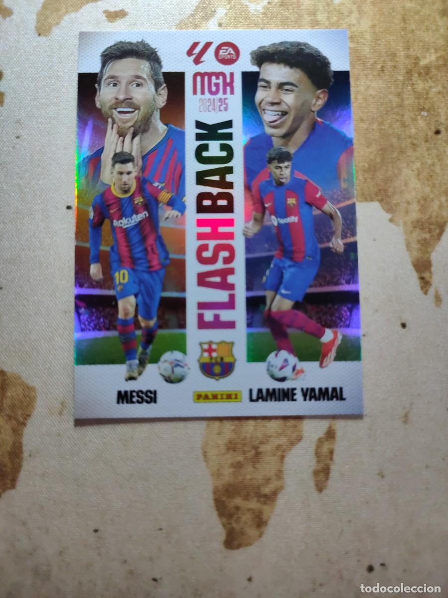 Fu&szlig;ball-Sticker: Flashback 429 MESSI - LAMINE YAMAL Megacracks MGK 2024-25