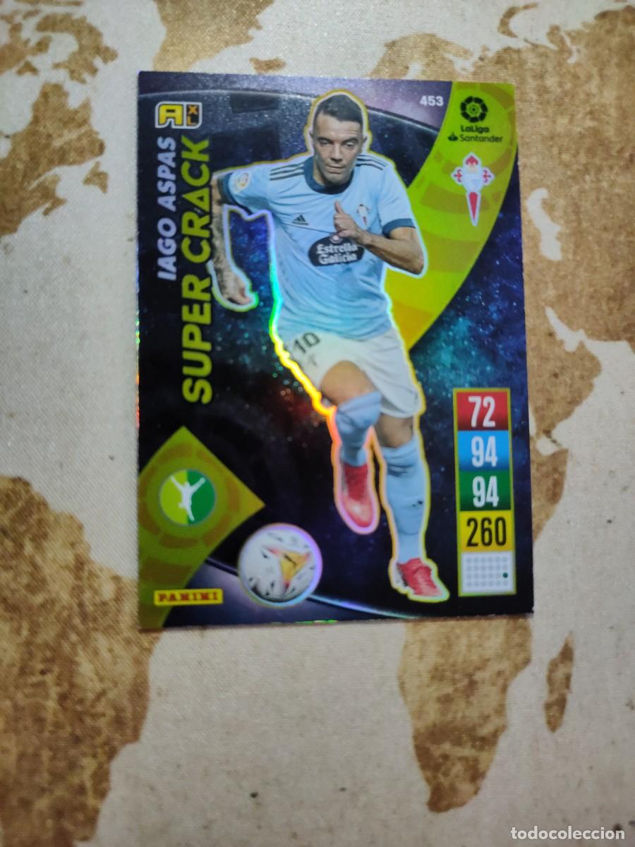 Cromos de f&uacute;tbol: Adrenalyn S&uacute;per crack 453 IAGO ASPAS 2021-22