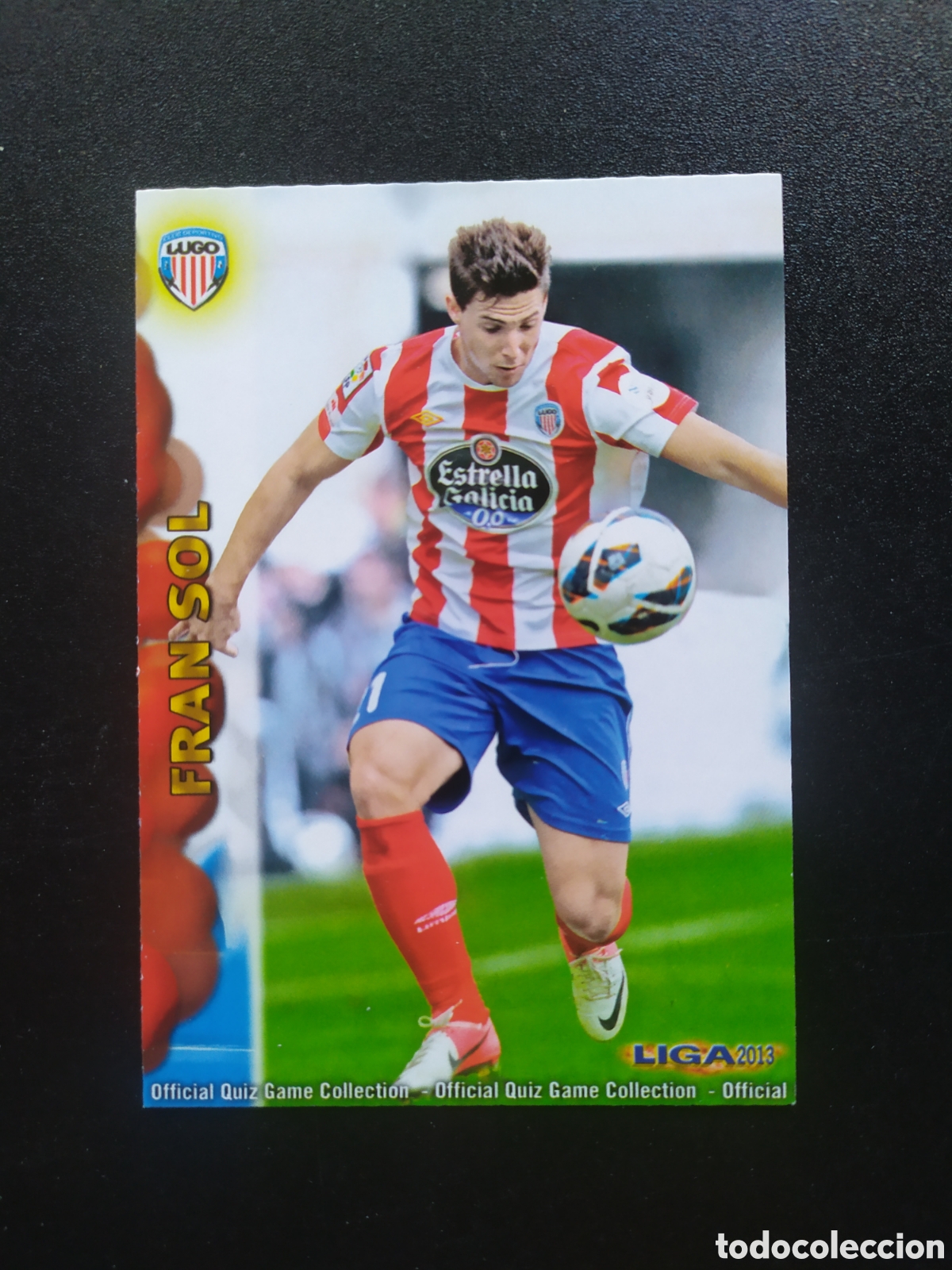 Cromos de F&uacute;tbol: Mundicromo fichas Liga 2012 2013 12 13 Fran Sol n&deg; 1086 Lugo