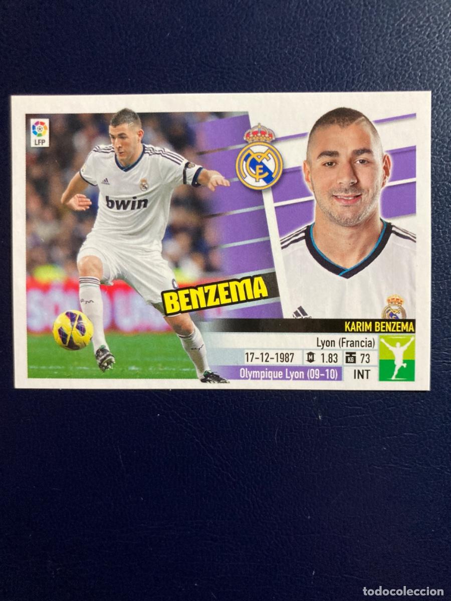 Cromos de F&uacute;tbol: BENZEMA REAL MADRID LIGA ESTE 2013 2014 13 14 - SIN PEGAR