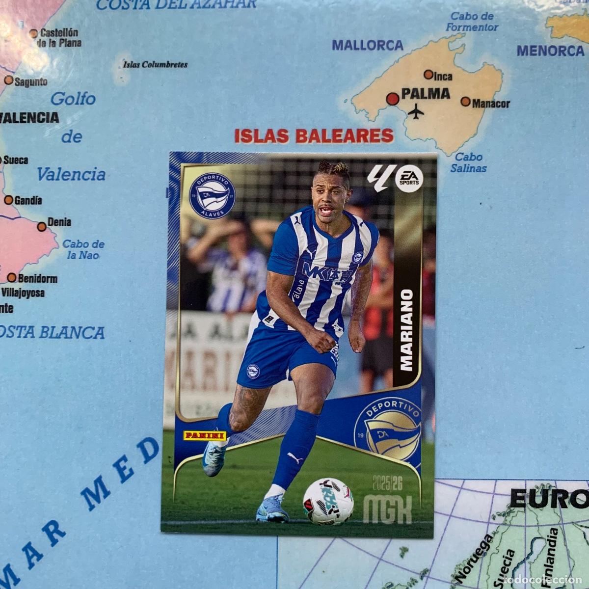Cromos de f&uacute;tbol: Mariano n&uacute;mero 34 del Alav&eacute;s Megacracks 25-26 2025-2026