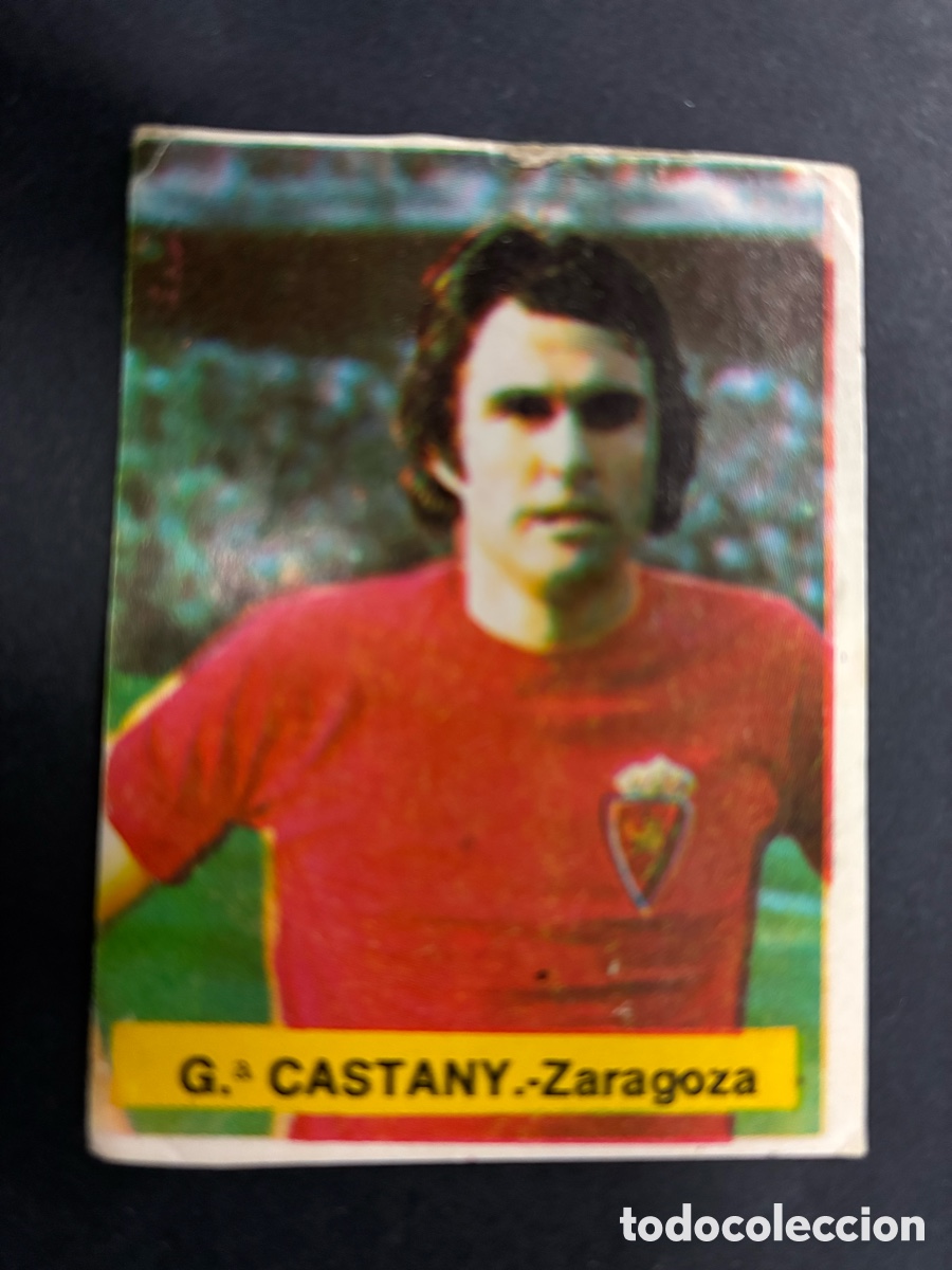 Cromos de f&uacute;tbol: CROMO FUTBOL SIN PEGAR GARCIA CASTANY R ZARAGOZA LIGA 75-76 EDITORIAL FINI