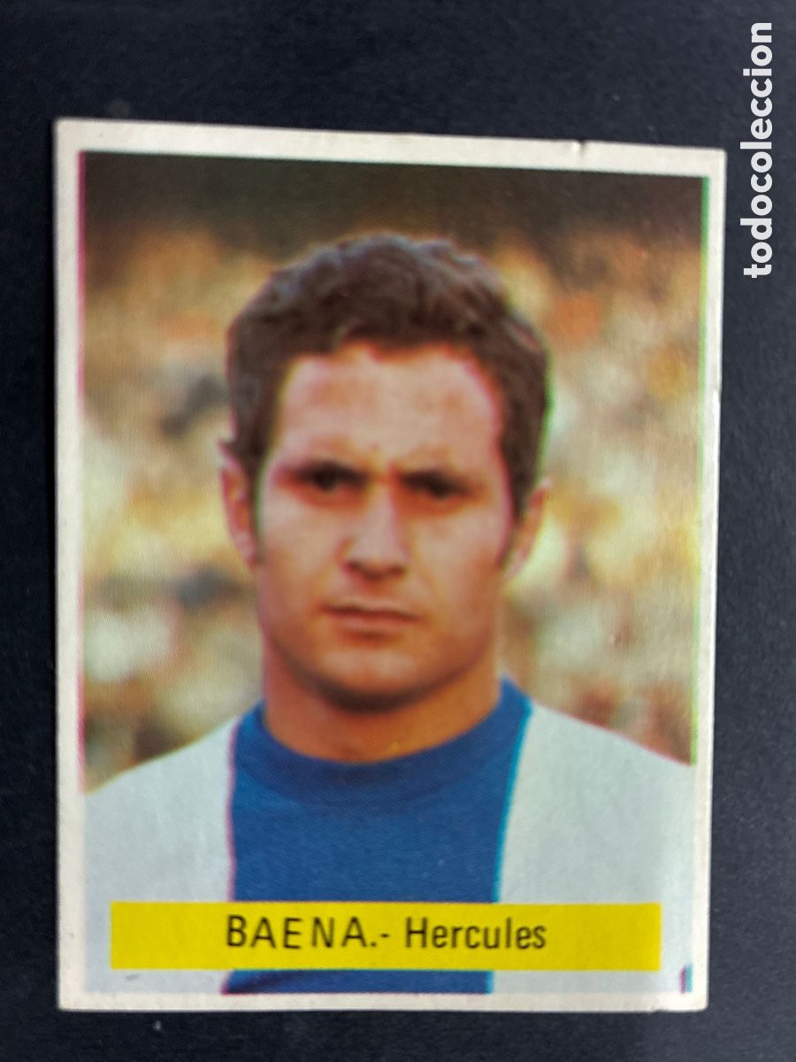 Cromos de f&uacute;tbol: CROMO FUTBOL SIN PEGAR BAENA HERCULES LIGA 75-76 EDITORIAL FINI
