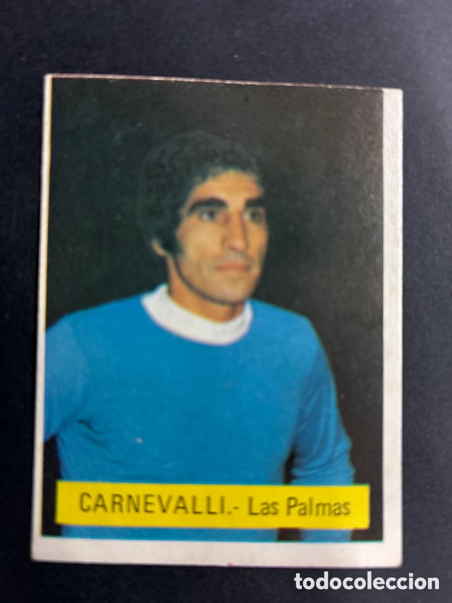 Cromos de f&uacute;tbol: CROMO FUTBOL SIN PEGAR CARNEVALLI LAS PALMAS LIGA 75-76 EDITORIAL FINI