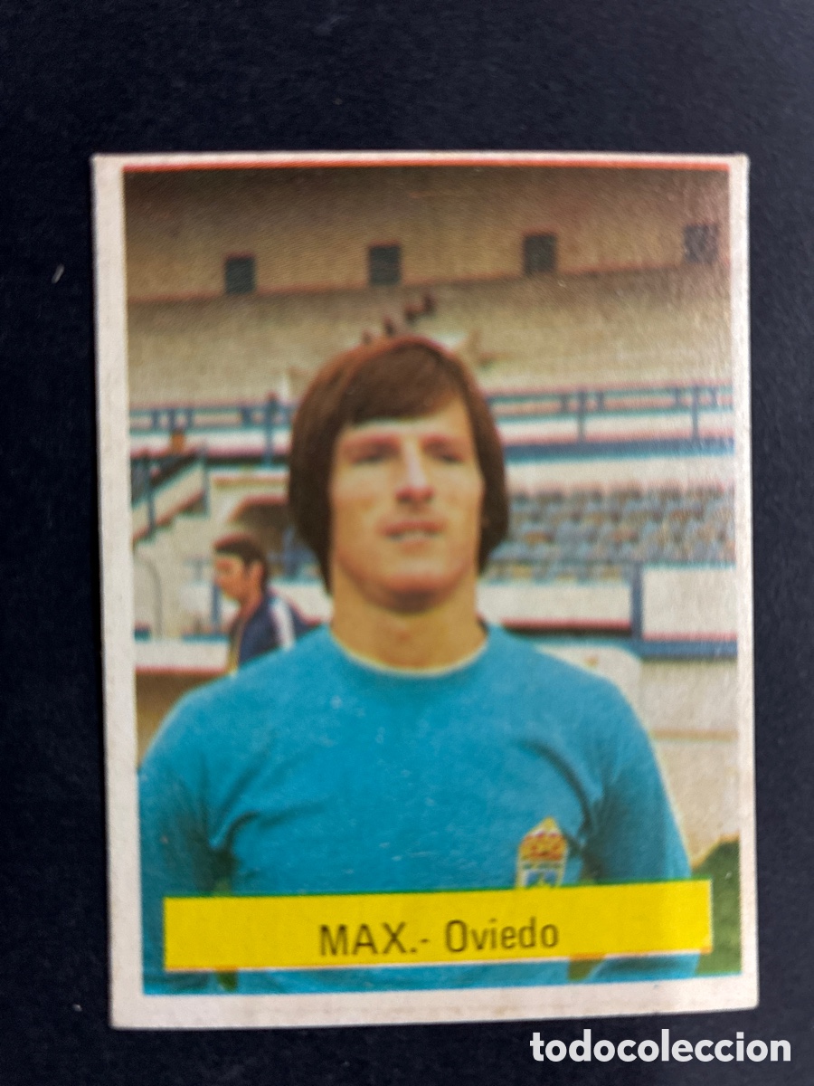 Fu&szlig;ball-Sticker: CROMO FUTBOL SIN PEGAR MAX OVIEDO LIGA 75-76 EDITORIAL FINI
